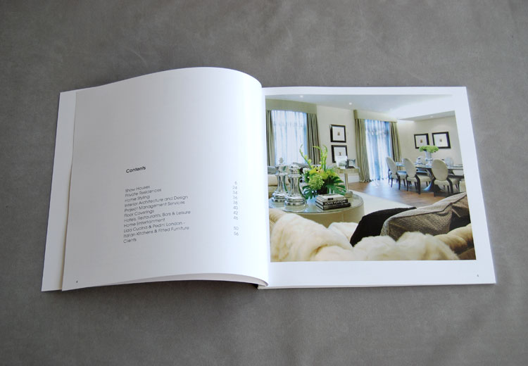 Bochure and layout sample